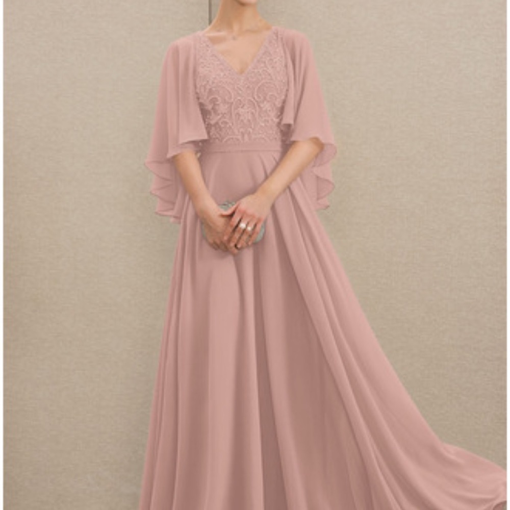 Dusty Rose Dress (Wedding)